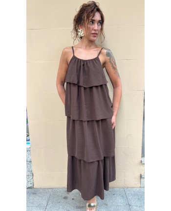 vestido de volantes, Marbella