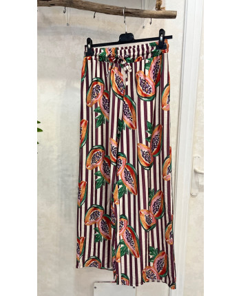 pantalón fluido guayabas